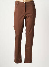 Jeans coupe slim stretch taille normale marron BETTY BARCLAY femme
