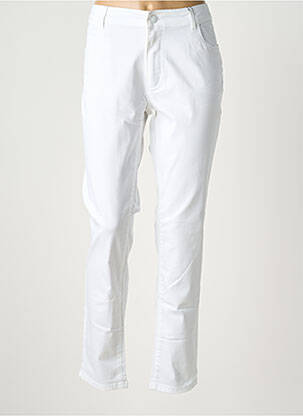 Jeans coupe slim stretch taille normale blanc PARA MI femme