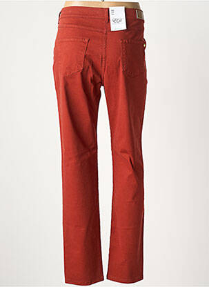 Jeans coupe slim stretch taille normale orange EAST DRIVE femme