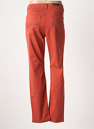 Pantalon slim tissage popeline taille normale orange BETTY BARCLAY femme