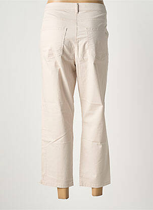 Pantalon 7/8 tissage popeline taille normale beige BETTY BARCLAY femme