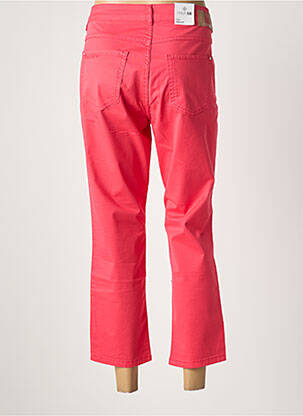 Pantacourt tissage popeline taille normale rose PARA MI femme