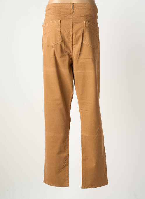 Jeans coupe slim stretch taille normale marron FRANCE RIVOIRE femme