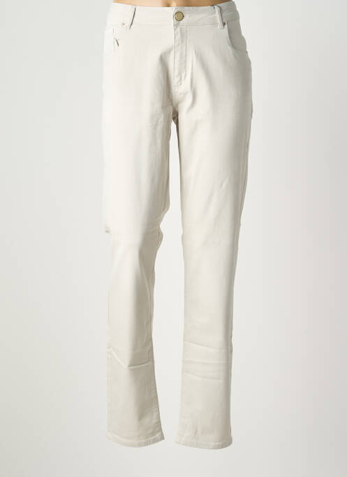 Jeans coupe slim stretch taille normale gris PARA MI femme