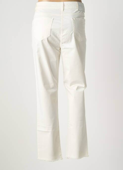 Jeans coupe slim stretch taille normale beige LAUREN VIDAL femme