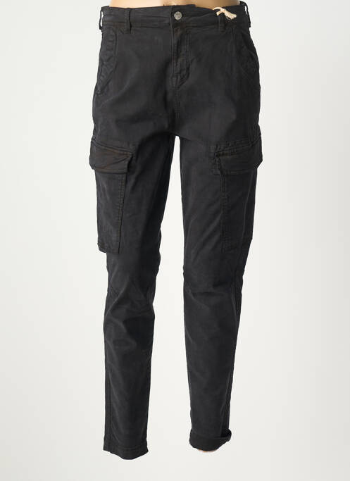 Pantalon cargo tissage popeline taille normale noir CO.J (CUP OF JOE) femme