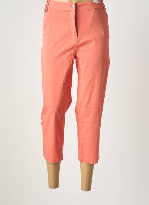 Pantacourt stretch taille normale orange AGATHE & LOUISE femme