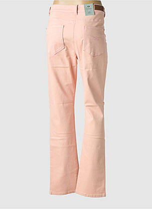 Jeans coupe slim stretch taille normale rose JULIE GUERLANDE femme