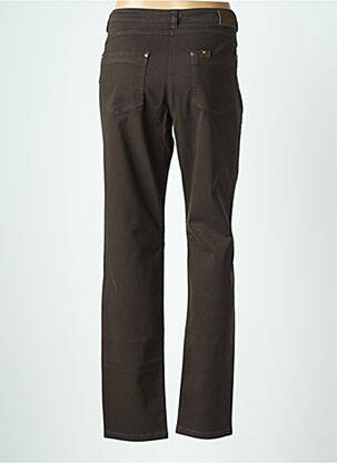 Jeans coupe slim stretch taille normale marron JOCAVI femme