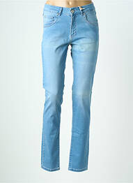 Jeans coupe slim tissage brut taille normale bleu PARA MI femme