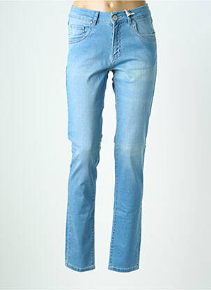 Jeans coupe slim tissage brut taille normale bleu PARA MI femme