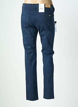 Pantalon slim stretch taille normale bleu EAST DRIVE femme