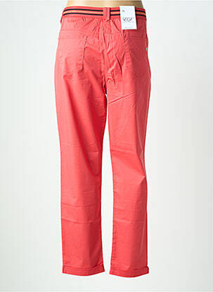 Pantalon slim taille élastique taille normale rouge EAST DRIVE femme