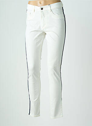Pantalon slim skinny taille normale blanc PARA MI femme