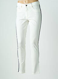 Pantalon slim skinny taille normale blanc PARA MI femme