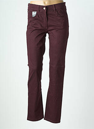 Jeans coupe slim stretch taille normale violet ZERRES femme