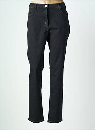 Jeans coupe slim tissage brut taille normale noir EAST DRIVE femme