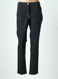 Jeans coupe slim tissage brut taille normale noir EAST DRIVE femme