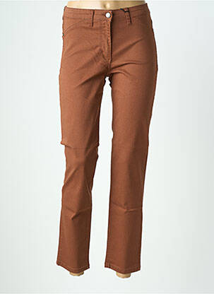 Jeans coupe slim tissage brut taille normale marron BETTY BARCLAY femme
