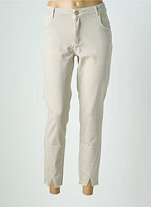 Jeans coupe slim tissage brut taille normale gris PARA MI femme