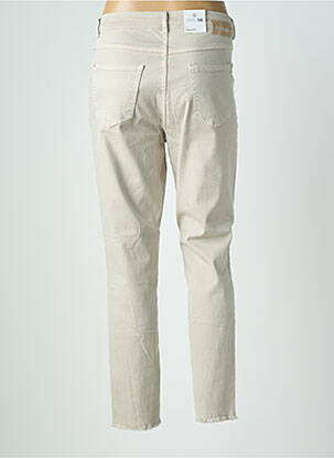 Jeans coupe slim tissage brut taille normale gris PARA MI femme