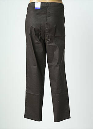 Pantalon slim stretch taille normale marron FRANK WALDER femme