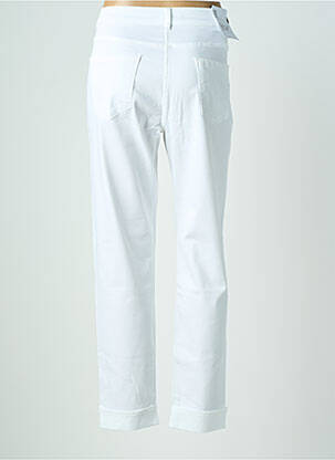 Pantalon slim stretch taille normale blanc EAST DRIVE femme