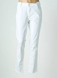 Pantalon slim stretch taille normale blanc PARA MI femme