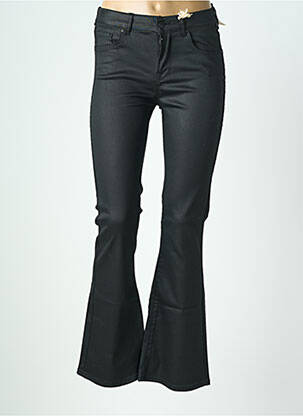 Pantalon flare stretch taille normale noir CUP OF JOE DENIM femme