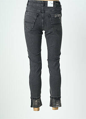 Jeans skinny tissage brut taille normale gris PARA MI femme
