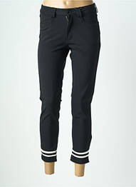 Pantalon 7/8 stretch taille normale noir PARA MI femme