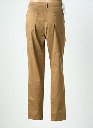Pantalon slim stretch taille normale marron EAST DRIVE femme