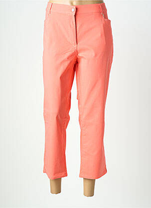 Pantalon 7/8 stretch taille normale orange DIANE LAURY femme