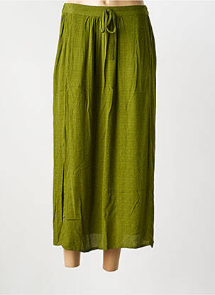 Jupe longue coupe droite vert MD'M femme
