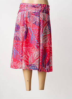 Jupe mi-longue stretch rose DIANE LAURY femme