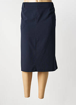 Jupe mi-longue stretch bleu DIANE LAURY femme