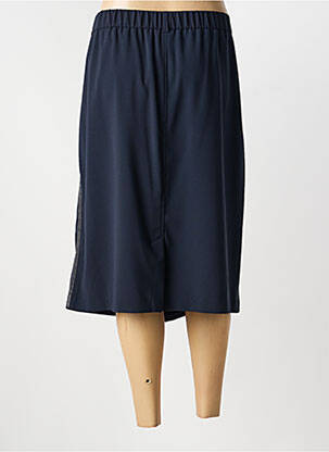 Jupe mi-longue stretch bleu DIANE LAURY femme