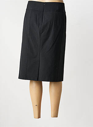 Jupe mi-longue coupe droite noir AVERSIA femme