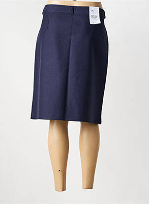 Jupe mi-longue stretch bleu EAST DRIVE femme