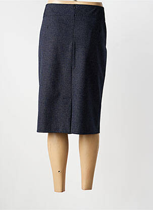 Jupe mi-longue stretch bleu AVERSIA femme