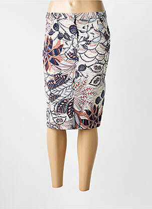 Jupe mi-longue taille normale beige MERI & ESCA femme