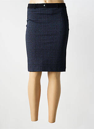 Jupe mi-longue stretch noir EAST DRIVE femme