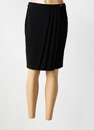 Jupe mi-longue stretch noir I.CODE (By IKKS) femme