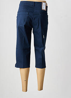 Pantacourt stretch taille normale bleu EAST DRIVE femme