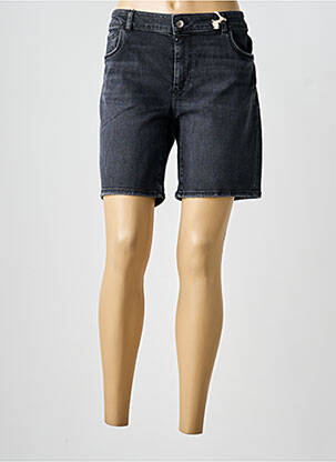 Short tissage denim taille normale noir C.O.J femme