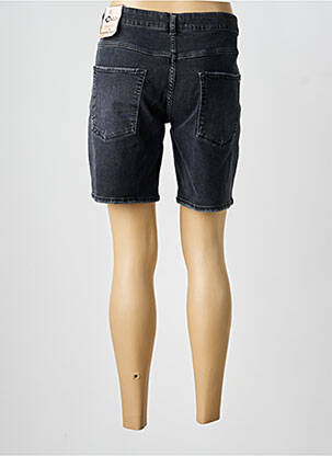 Short tissage denim taille normale noir C.O.J femme