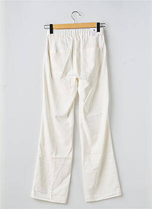 Pantalon flare taille haute taille haute beige PARA MI femme