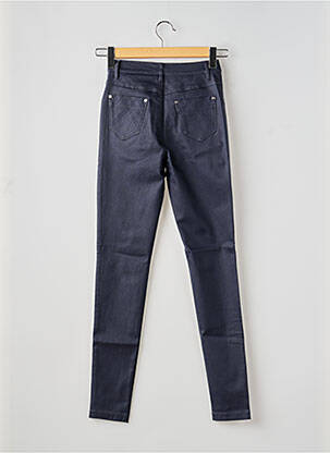 Pantalon slim taille haute taille haute bleu MARBLE femme