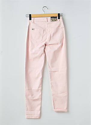 Pantalon slim tissage popeline taille normale rose BETTY BARCLAY femme