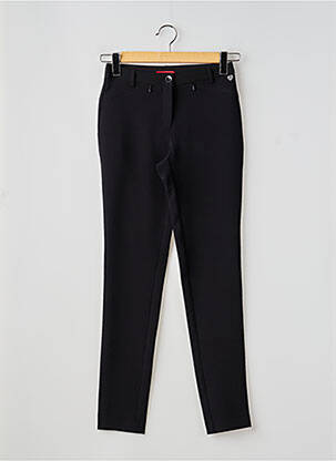 Pantalon slim taille normale taille normale noir ANA SOUSA femme